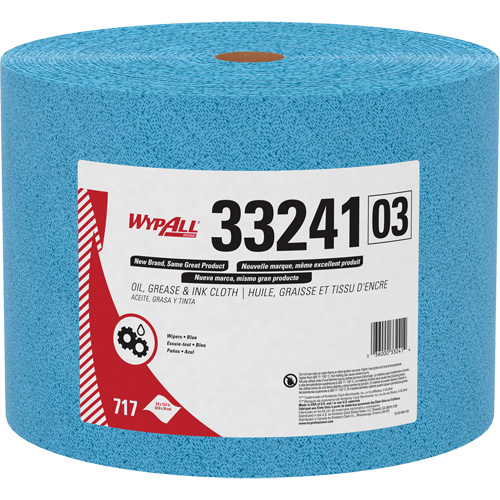 Chiffons WypAll pour l'huile, la graisse et l'encre, Sp&eacute;cialis&eacute;, 13-2/5' lo x 9-4/5" la FMT Sales Ltd