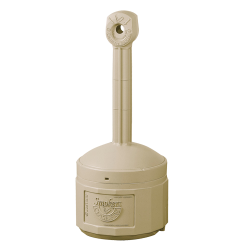 Cendriers Smoker's Cease-Fire, Sur pied, Plastique, Capacit&eacute; 4 gal. US, Hauteur 38-1/2" FMT Sales Ltd