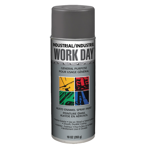 Industrial Work Day Paint, Dark Grey, Gloss, 10 oz., Aerosol Can FMT Sales Ltd