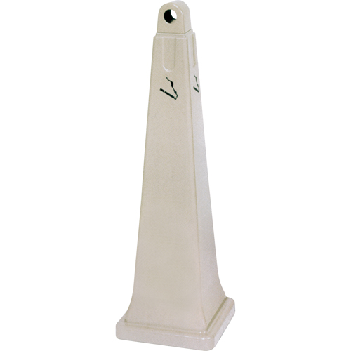R&eacute;cup&eacute;rateurs de m&eacute;gots de cigarettes Groundskeeper, Sur pied, Plastique, Capacit&eacute; 1 gal. US, Hauteur 39-3/4" FMT Sales Ltd