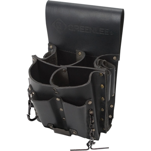 Poche pour ceinture porte-outils, Porte-outil multiple, Cuir, 8 Poches FMT Sales Ltd