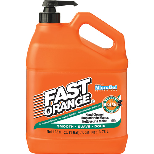 Hand Cleaner, Lotion, 3.78 L, Pump Bottle, Orange FMT Sales Ltd