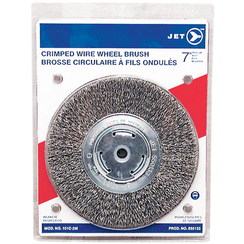 Disque &agrave; fils cr&ecirc;p&eacute;s, 7" dia., Fils 0,014", Arbre 1/2" - 2" FMT Sales Ltd