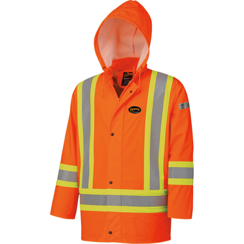 5892 Veste FR imperm&eacute;able haute visibilit&eacute;, 2T-Grand, Orange haute visibilit&eacute; FMT Sales Ltd