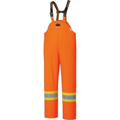 5893 Salopette FR imperm&eacute;able haute visibilit&eacute;, Grand, Orange haute visibilit&eacute; FMT Sales Ltd