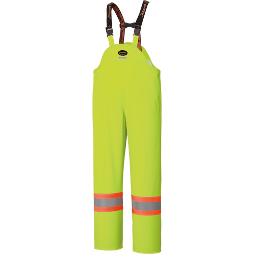 5895 High Visibility Flame Resistant Waterproof Bib Pants, 2X-Large, High Visibility Lime-Yellow FMT Sales Ltd