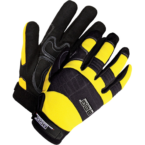 Gants performants &agrave; usage intensif avec paumes coussin&eacute;es, Paume Synth&eacute;tique, Taille T-Grand FMT Sales Ltd