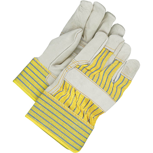 Gants d'ajusteur avec paume renforc&eacute;e, Taille unique, Paume en Cuir fleur de vache, Doublure en Molleton FMT Sales Ltd