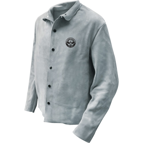 Veste de soudeur, Cuir, T-Grand, Gris FMT Sales Ltd