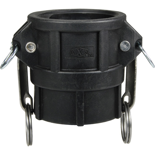 Cam & Groove Coupler, Polypropylene, Type D, 3", Female NPT, 60 PSI FMT Sales Ltd