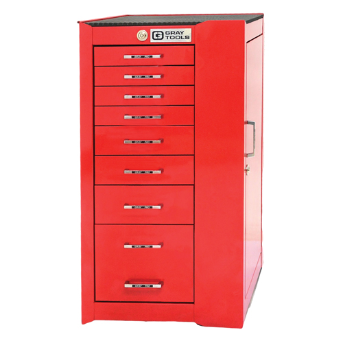 Armoire mobile de s&eacute;rie PRO+, 8 tiroirs, 19" la x 19" p x 36-1/2" h, Rouge FMT Sales Ltd