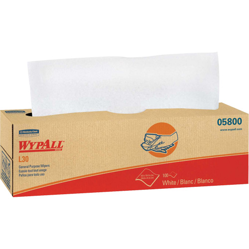 WypAll&reg; L30 General Purpose Towels, All-Purpose, 16-2/5" L x 9-4/5" W FMT Sales Ltd