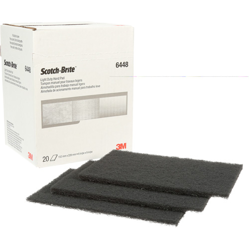 Tampon manuel pour travaux g&eacute;n&eacute;raux Scotch-Brite, Carbure de silicium, 6" x 9", Grain Ultra fin FMT Sales Ltd