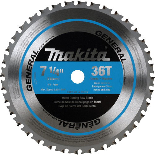 CERMET Tipped Saw Blade, 7-1/4", 36 Teeth, Metal Use FMT Sales Ltd
