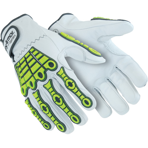 Chrome Series&reg; 4080 Cut-Resistant Gloves, 8/Medium, Goatskin Palm, Hook & Loop Cuff FMT Sales Ltd