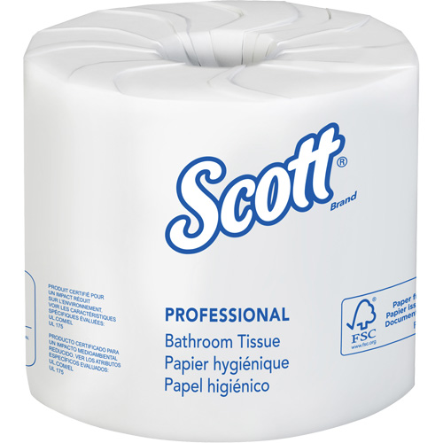Papier hygi&eacute;nique Scott Essential, 2 Pli, 506 Feuilles/Rouleu, Longueur 169', Blanc FMT Sales Ltd