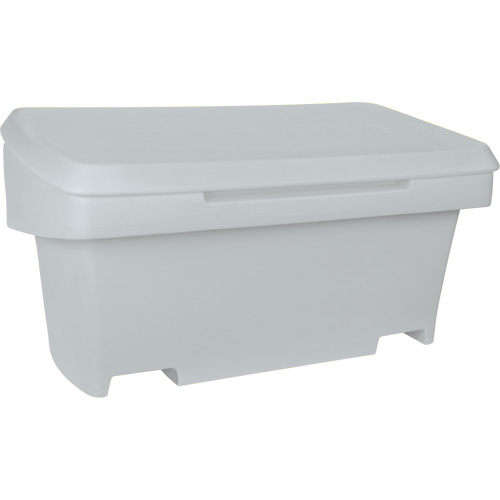 Contenant de rangement robuste pour l'ext&eacute;rieure pour sel et sable, 24" x 48" x 24", 10 pi³, Gris FMT Sales Ltd