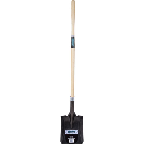 Pelle carr&eacute;e robuste, Bois dur, Lame Acier au carbone, Manche en Droit, Longueur 48" FMT Sales Ltd