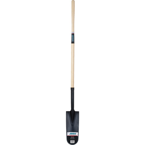 Pelle &agrave; drain robuste, Acier au carbone, Lame 16" x 6", 45" lo, Manche Droit FMT Sales Ltd