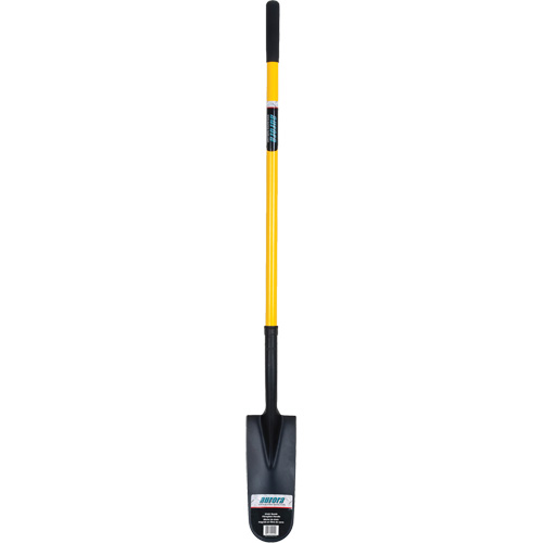 Drain Spade Shovel, Tempered Steel, 14" x 6" Blade, 46" L, Straight Handle FMT Sales Ltd