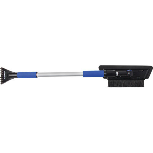 Brosse &agrave; neige, T&eacute;lescopique, lame Mousse de CAV/E, 48" Longueur, Noir/Bleu FMT Sales Ltd