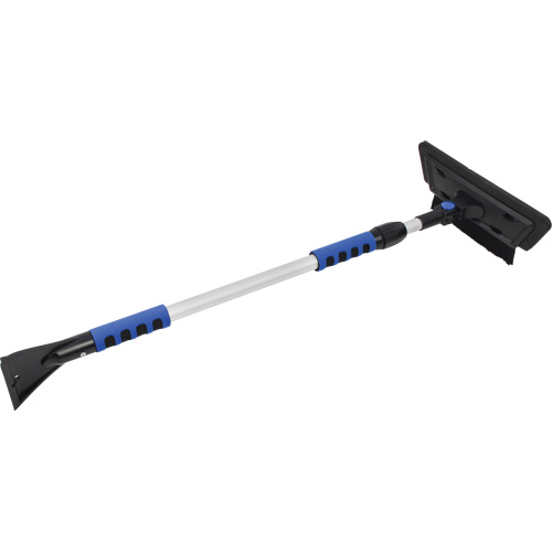 Brosse &agrave; neige, T&eacute;lescopique, lame Mousse de CAV/E, 48" Longueur, Noir/Bleu FMT Sales Ltd