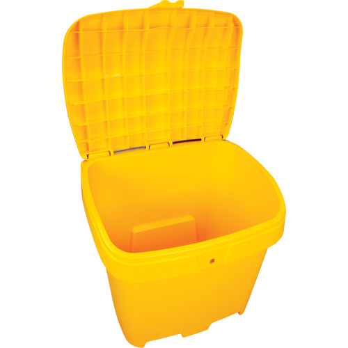 Salt & Sand Storage Bins, With Hasp, 21" x 27" x 26", 4.24 cu. ft., Yellow FMT Sales Ltd