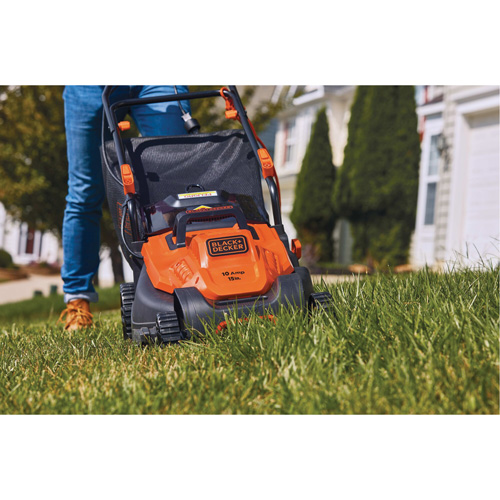 Lawn Mower with Comfort Grip Handle, Push Walk-Behind, Electric, 15" Cutting Width FMT Sales Ltd