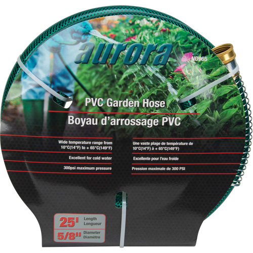 Tuyau de jardin, PVC, 5/8" dia x 25' FMT Sales Ltd
