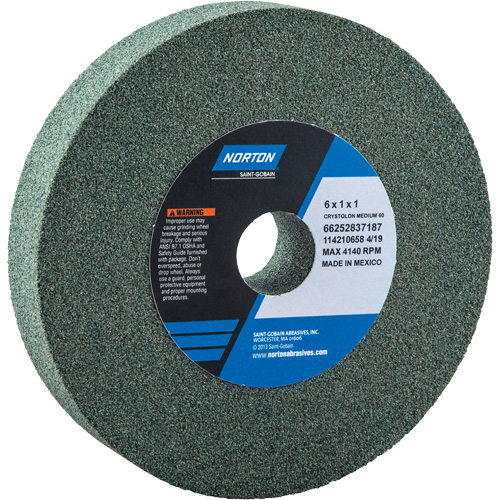 Bench Grinding Wheels - Gemini, 6" x 1", 1" Arbor FMT Sales Ltd