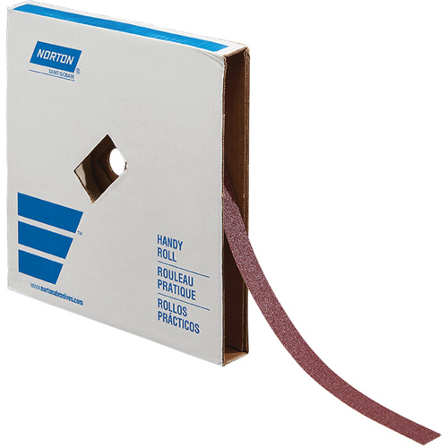 Rouleau de toile abrasive pour m&eacute;tal, Oxyde d'aluminium, 1" la x 150' lo, Grain 60 FMT Sales Ltd
