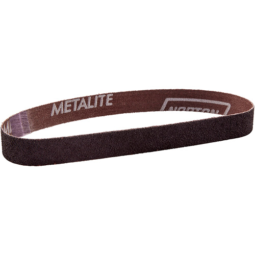 Courroie de ponçage en tissu Metalite, 3/4" la x 20-1/2" lo, Oxyde d'aluminium, Grain 100 FMT Sales Ltd