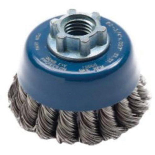 Brosse-boisseau &agrave; fils nou&eacute;s, 2-3/4" dia. x 5/8"-11 arbre FMT Sales Ltd