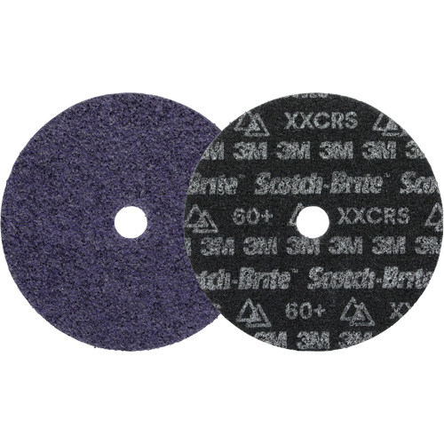Disque de conditionnement des surfaces de pr&eacute;cision Scotch-Brite, HD-DH, 7" dia., Grain Tr&egrave;s grossier, C&eacute;ramique FMT Sales Ltd