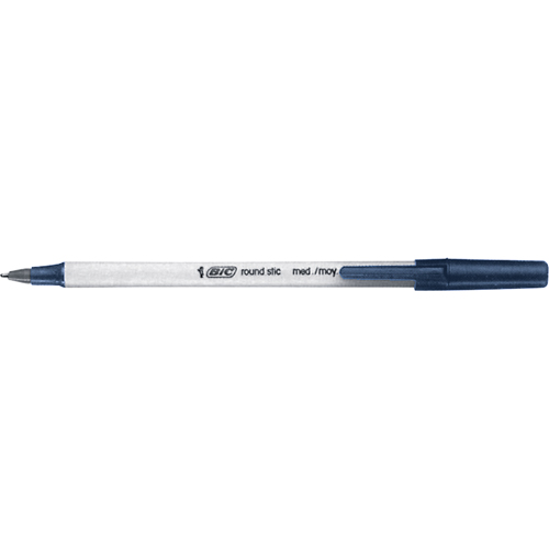 Stylo &agrave; bille Bic Round Stic, Bleu, 1 mm FMT Sales Ltd