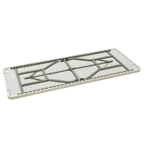 Table pliante, Rectangulaire, 72" l x 30" la, Poly&eacute;thyl&egrave;ne, Blanc FMT Sales Ltd