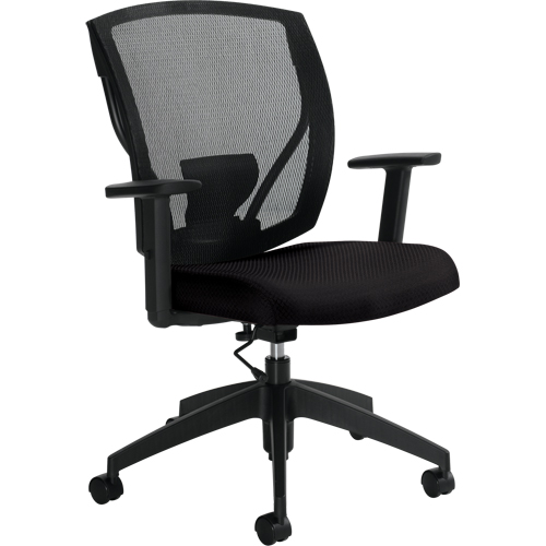 Task Chairs, Vinyl, Black, 300 lbs. Capacity FMT Sales Ltd