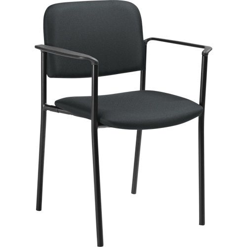 Chaises empilables, Tissu, Hauteur 32", Capacit&eacute; 300 lb, Charbon FMT Sales Ltd