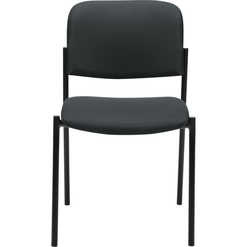 Chaises sans accoudoirs empilables, Tissu, Hauteur 32", Capacit&eacute; 300 lb, Charbon FMT Sales Ltd