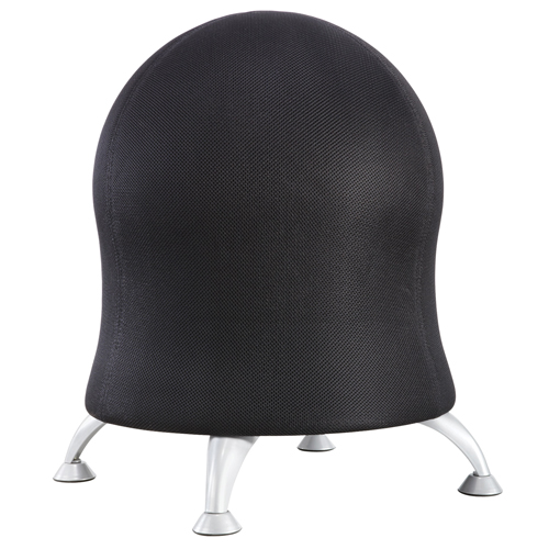 Chaise sph&eacute;rique Zenergy, Tissu, Noir, Capacit&eacute; 250 lb FMT Sales Ltd