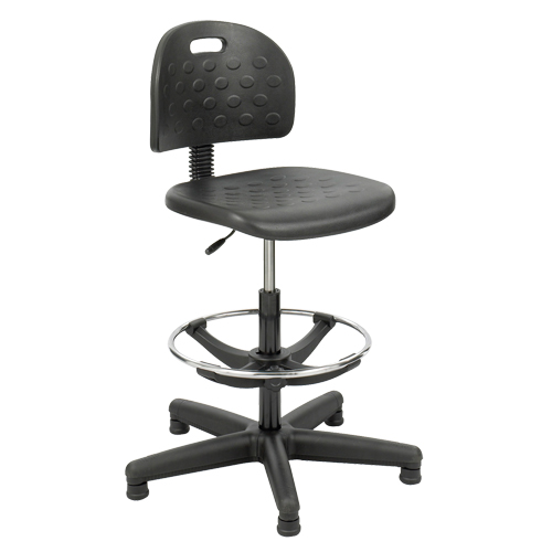 Soft Tough Stool, Stationary, Adjustable Height, 250 lbs. Capacity FMT Sales Ltd