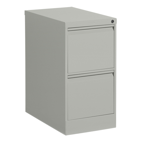 Classeur vertical, Acier, 2 tiroirs, 15-1/7" la x 25" p x 29" h, Gris FMT Sales Ltd