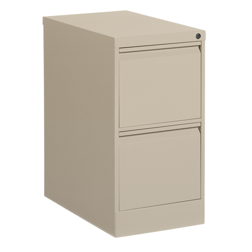 Classeur vertical, Acier, 2 tiroirs, 15-1/7" la x 25" p x 29" h, Beige FMT Sales Ltd