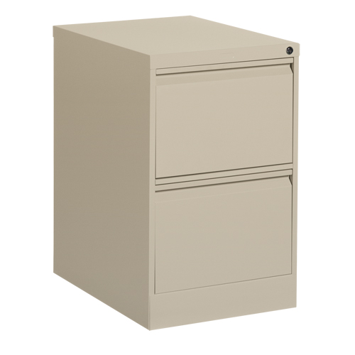Classeur vertical, Acier, 2 tiroirs, 18-1/7" la x 25" p x 29" h, Beige FMT Sales Ltd