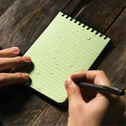Pocket Top-Spiral Notebook, Soft Cover, Green, 100 Pages, 4" W x 6" L FMT Sales Ltd