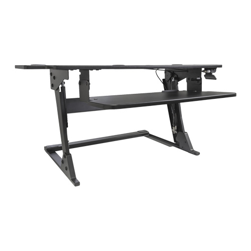Goya Sit-Stand Workstation, Desktop Unit, 20" H x 42" W x 16" D, Black FMT Sales Ltd