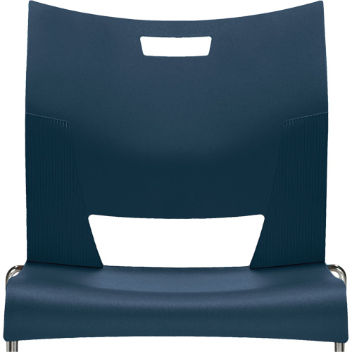 Chaise de formation sans bras Duet, Plastique, Hauteur 33-1/4", Capacit&eacute; 350 lb, Bleu FMT Sales Ltd