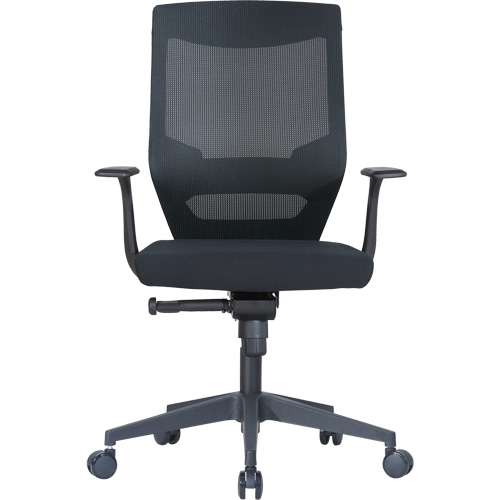 Chaise de bureau ajustable &agrave; basculement synchronis&eacute; s&eacute;rie Activ, Tissu/Mailles, Noir, Capacit&eacute; 275 lb FMT Sales Ltd