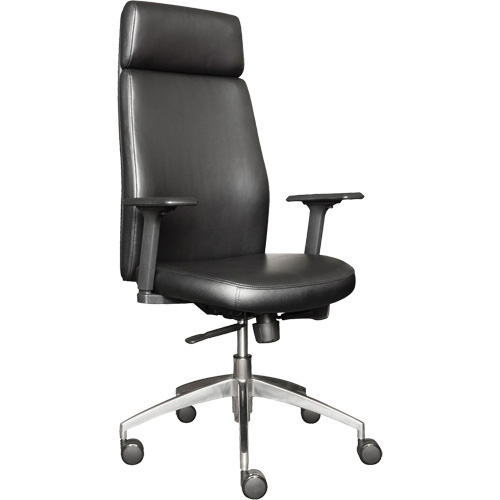Fauteuil de cadre &agrave; dossier &eacute;lev&eacute; s&eacute;rie Activ, Polyur&eacute;thane/Vinyle, Noir, Capacit&eacute; 275 lb FMT Sales Ltd