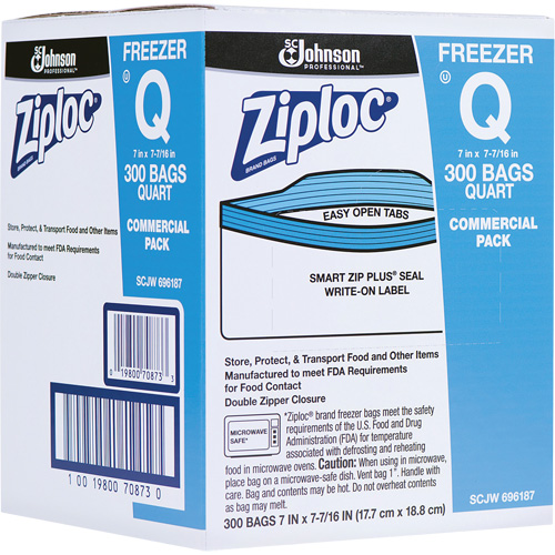 Sacs de cong&eacute;lation Ziploc FMT Sales Ltd